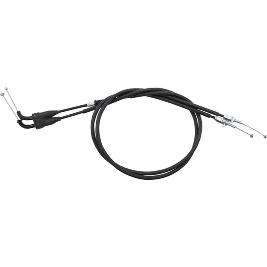 Cable del acelerador de vinilo negro.