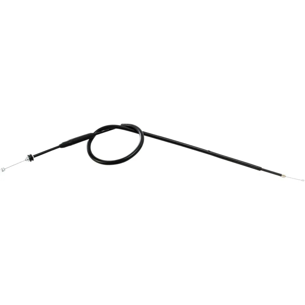 Cable del acelerador de vinilo negro.
