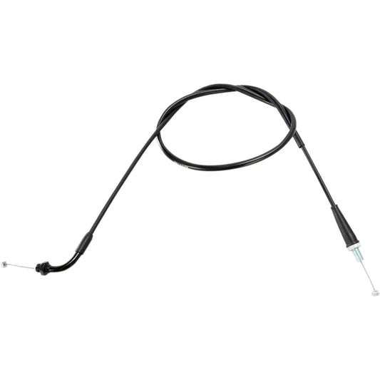Cable del acelerador de vinilo negro.