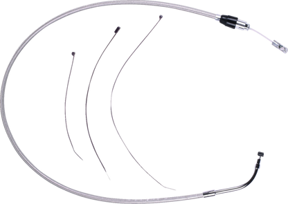 Cable de embrague superior de conexión rápida de acero inoxidable pulido - Cable de embrague superior de conexión rápida de acero inoxidable pulido - 37-1/4"