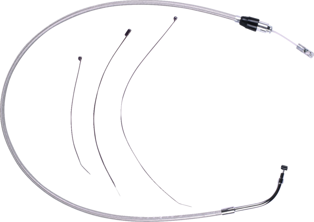 Cable de embrague superior de conexión rápida de acero inoxidable pulido - Cable de embrague superior de conexión rápida de acero inoxidable pulido - 45-1/4"