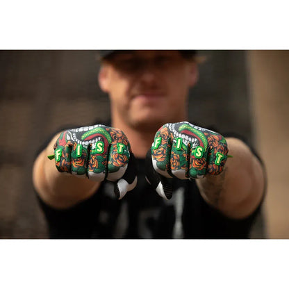 Guantes venenosos atados