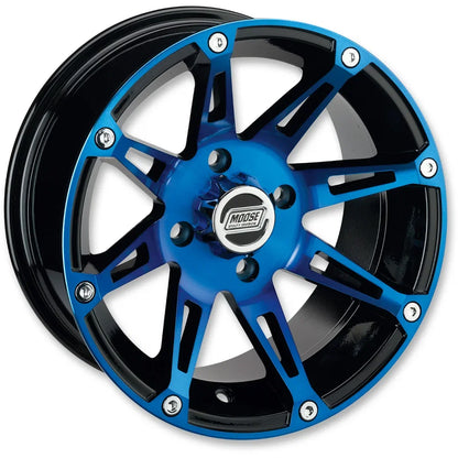 Rueda Moose Offroad 387X Rear Anodized Blue/Black 14x8 4/156 4+4