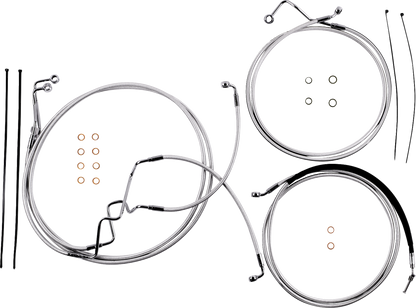 Kit de instalación de manillar de diseñador Sterling Chromite II® - Kit de instalación de manillar de diseñador Sterling Chromite II® - 8" - FLHR '17-'20