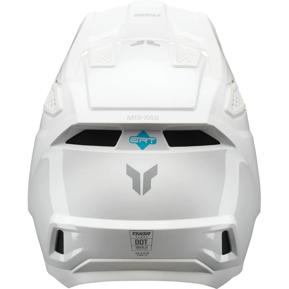 Casco fleet whiteout blanco brillo