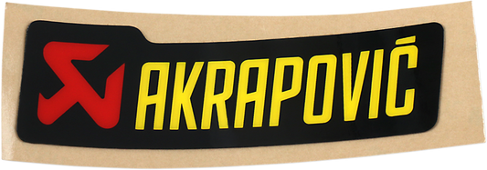 Etiqueta de reemplazo - Akrapovic