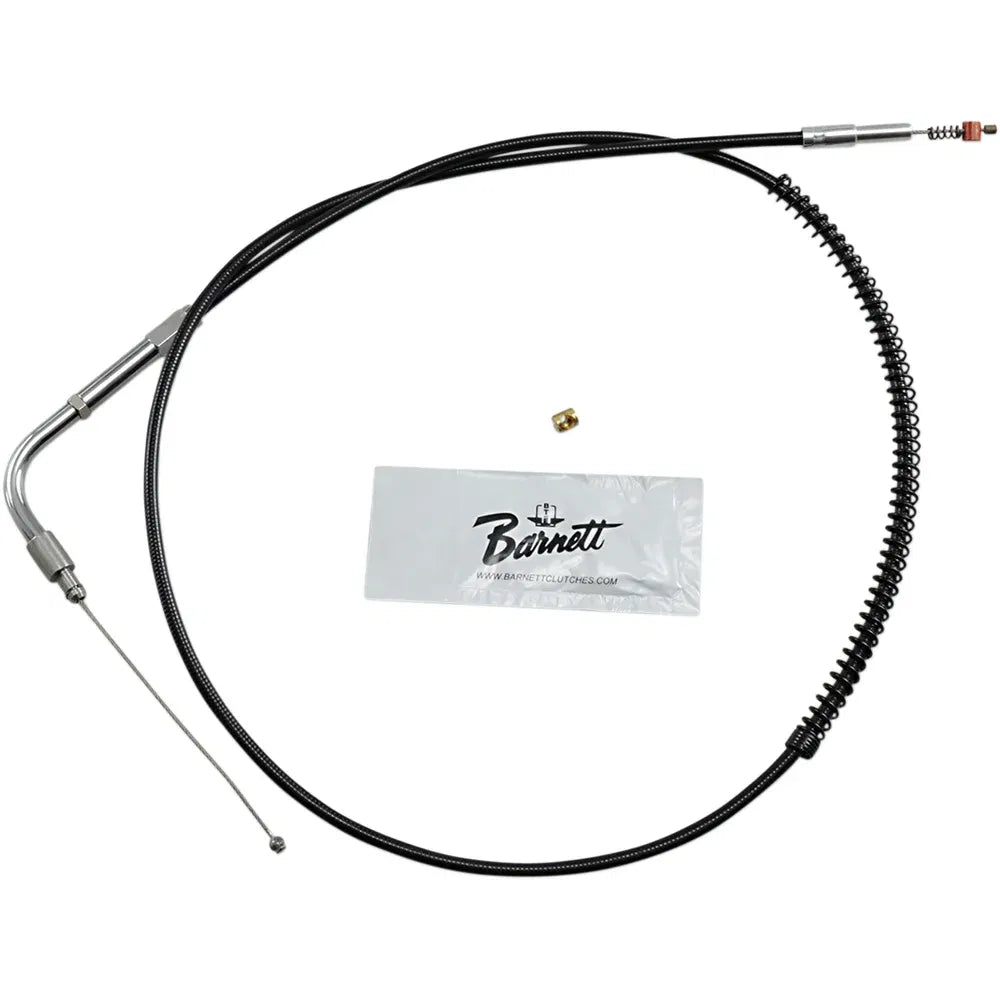 Cable de acelerador/ralentí de vinilo negro