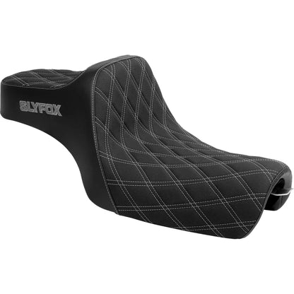 Asiento SLYFOX High Noon Double Diamond Silver Logo Silver Stitch XL '04-'22
