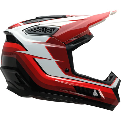 Casco dirt maxx vortex rojo/blanco