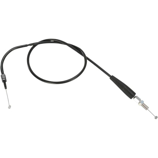 Cable del acelerador de vinilo negro.