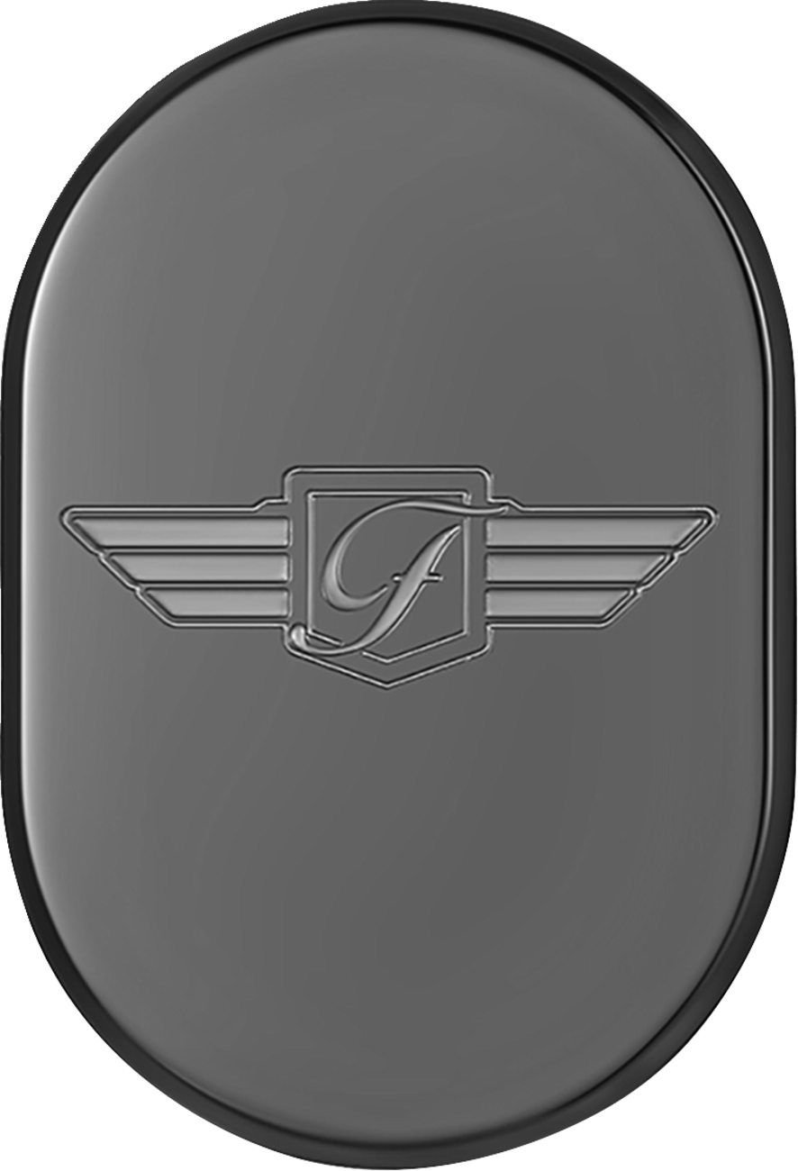 Cubierta de antena - Cubierta de antena - Guardabarros trasero izquierdo - Logotipo FD - Negro