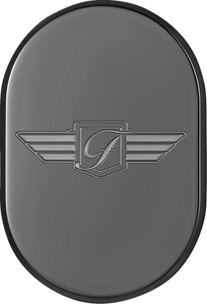 Cubierta de antena - Cubierta de antena - Guardabarros trasero izquierdo - Logotipo FD - Negro