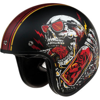 Casco Z1R Saturn - Devil Made Me - Negro / Rojo