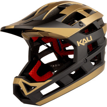 Casco de ciclismo Kali Invader 2.0 - Negro Mate/Dorado