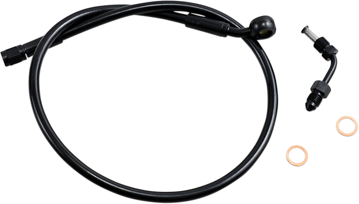 Línea de freno superior XR con adaptador - Línea de freno - Superior con adaptador - Negro
