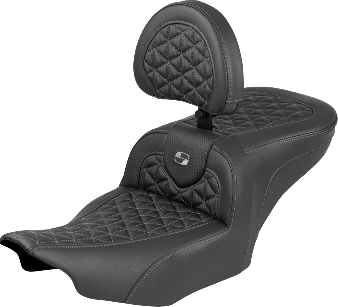 Asiento de alcance estándar Roadsofa™ - Asiento Roadsofa™ - con respaldo - Costura gris - FLH/FLT '23-'25