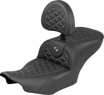 Asiento de alcance estándar Roadsofa™ - Asiento Roadsofa™ - con respaldo - Costura gris - FLH/FLT '23-'25