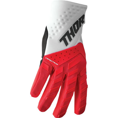 Guantes spectrum rojo/blanco