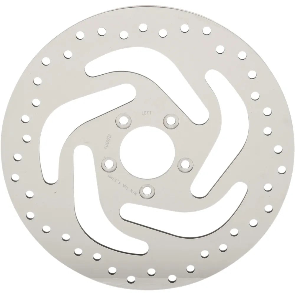 Drilled Brake Rotor - Front - 11.8" - Softail/Sporster