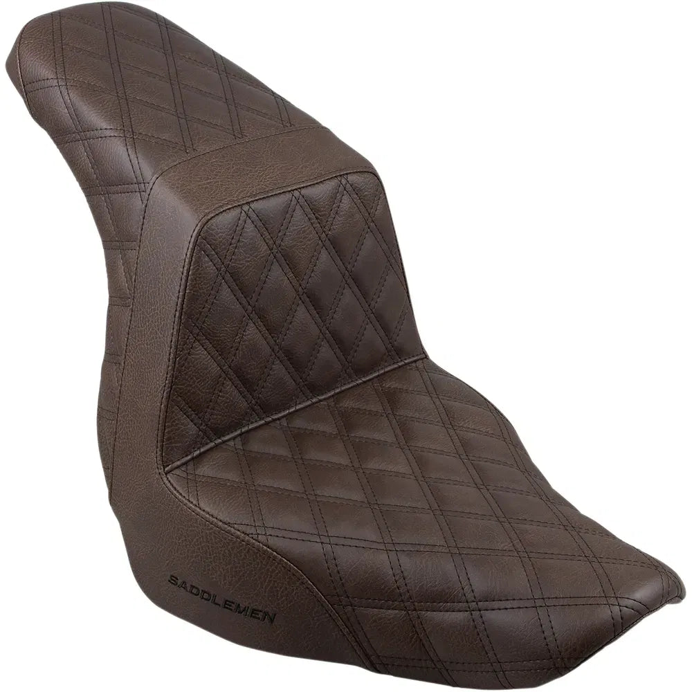 Step Up Seat - Lattice Stitched - Brown988993