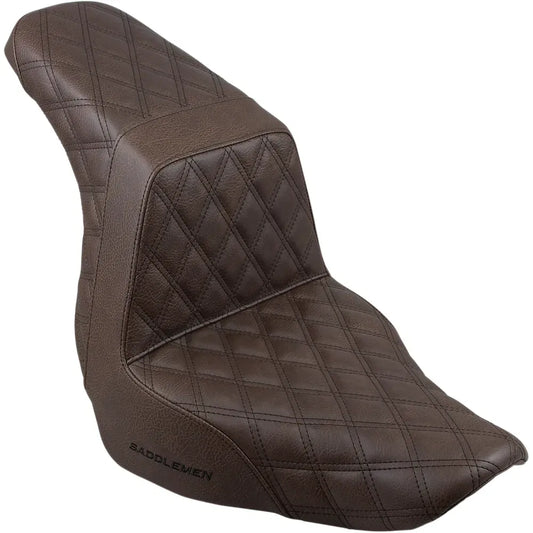 Step Up Seat - Lattice Stitched - Brown988993