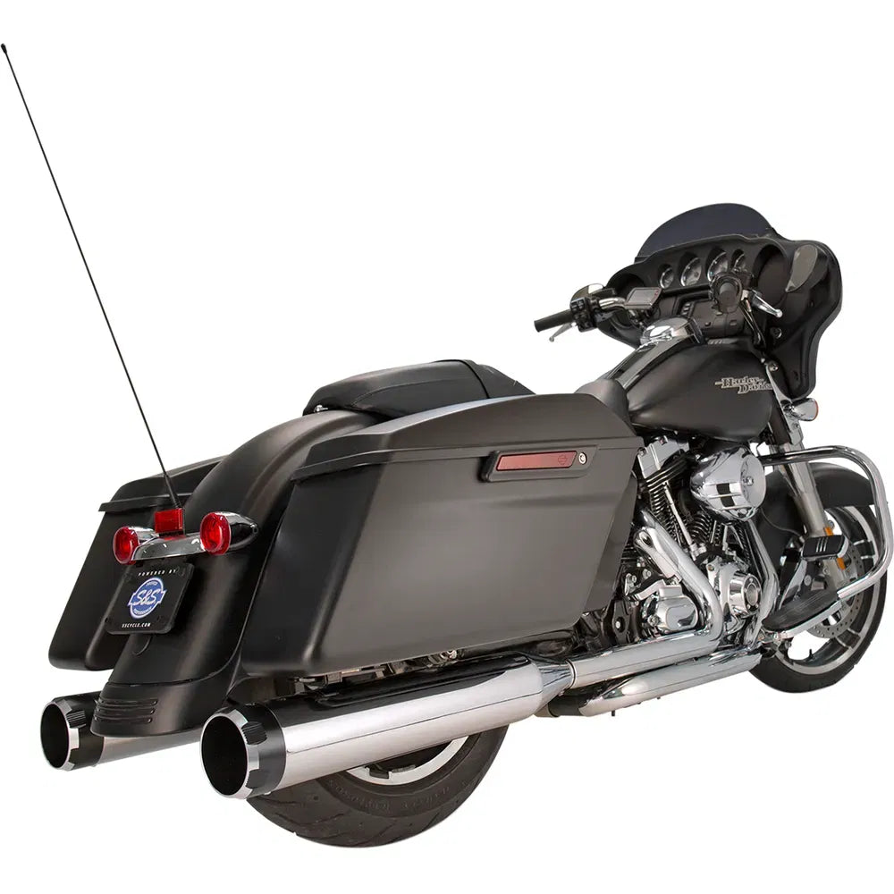 4.5" Mufflers - Chrome with Black Thruster
