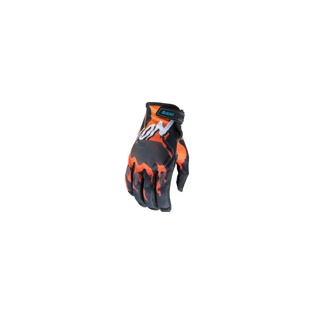 Guantes Icon Hooligan Rad Dawn - Naranja