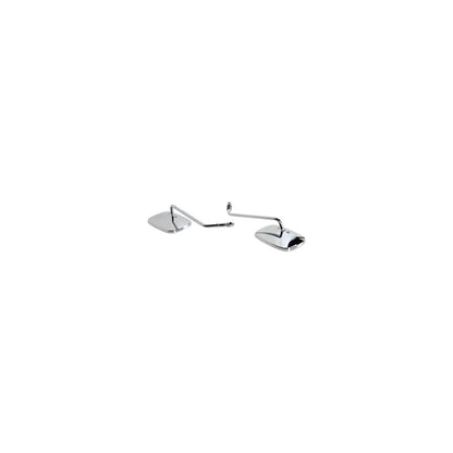 Rectangle Mirrors - Long - Chrome