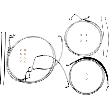 Kit de instalación de manillar de diseñador Sterling Chromite II® - Kit de instalación de manillar de diseñador Sterling Chromite II® - 8" - FLHR '17-'20