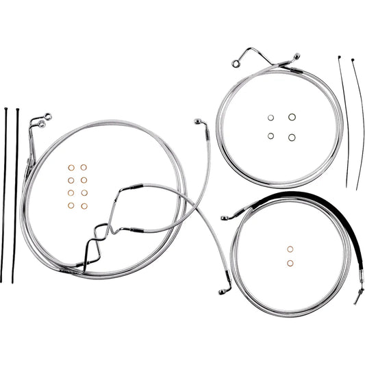 Kit de instalación de manillar de diseñador Sterling Chromite II® - Kit de instalación de manillar de diseñador Sterling Chromite II® - 8" - FLHR '17-'20