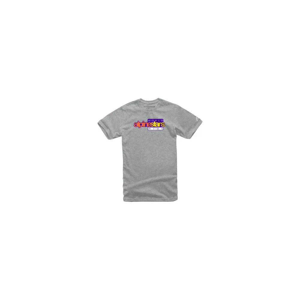 Playera Alpinestars World Wide Again - Gris