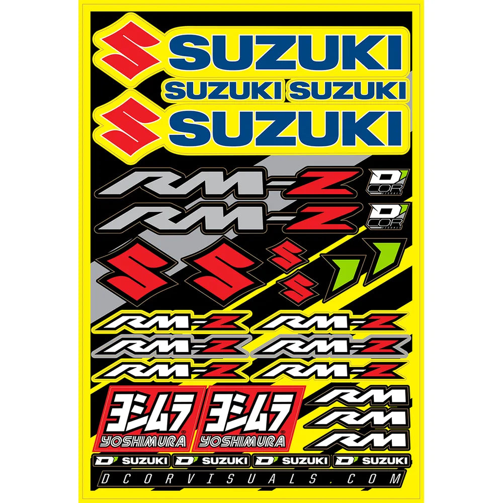 Decal Sheet - Suzuki RM-Z