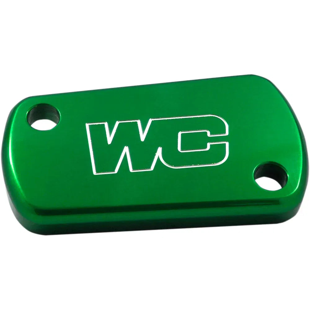 Rear Billet Brake Cover - Green - Kawasaki/Suzuki