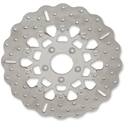 Rotor de freno delantero de acero inoxidable serie FSD para Big Twins - Rotor de freno - Soporte pulido
