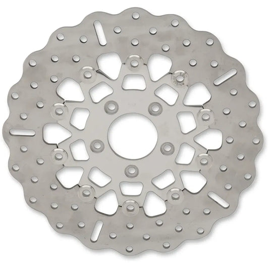 Rotor de freno delantero de acero inoxidable serie FSD para Big Twins - Rotor de freno - Soporte pulido