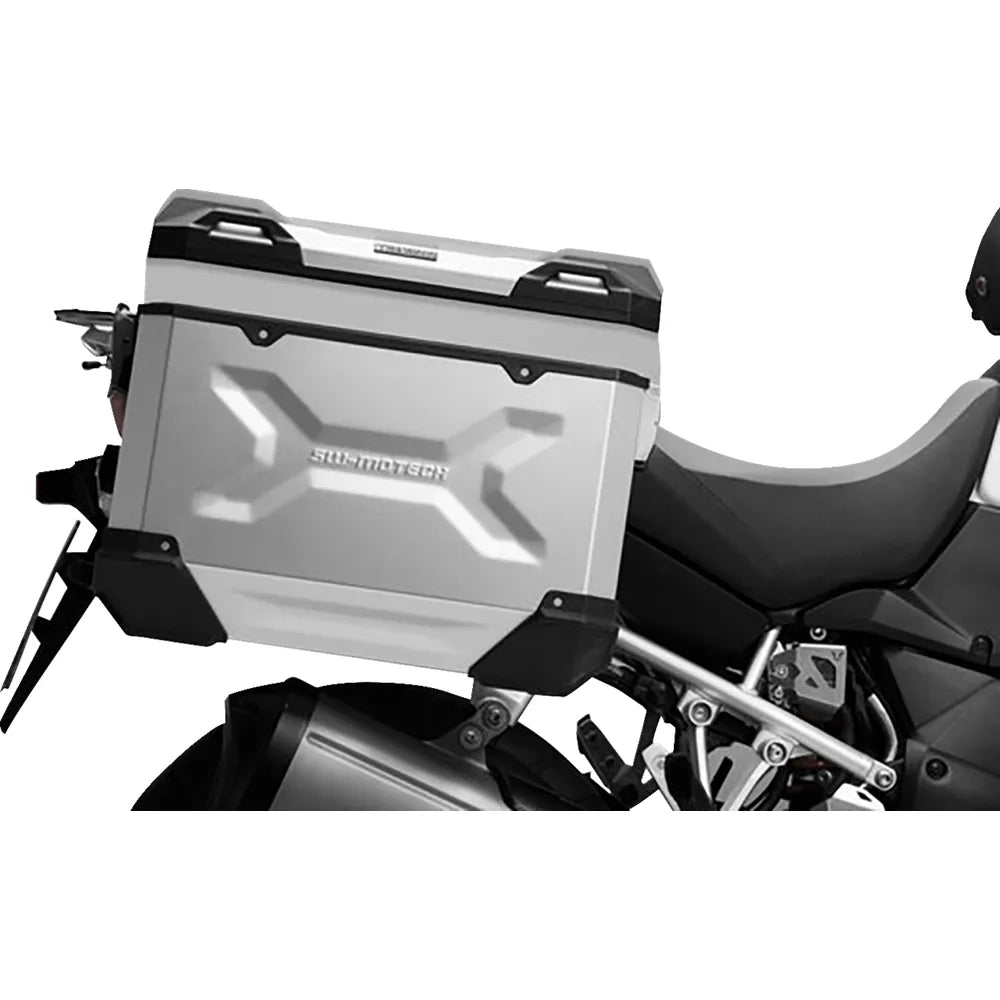 TRAX ADV Aluminum Case System - Silver - Suzuki V-Strom 1050 '20-'24