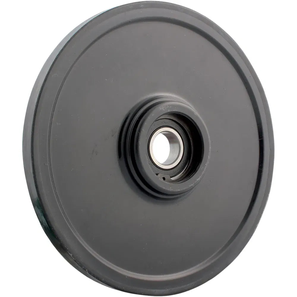 Idler Wheel with Snap Ring/Bearing 6004  - Black - 180 mm OD x 20 mm ID