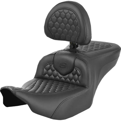 Asiento con calefacción Roadsofa™ - Asiento RoadSofa™ con calefacción - Costura de panal - con respaldo - FLH/FLT '23-'24