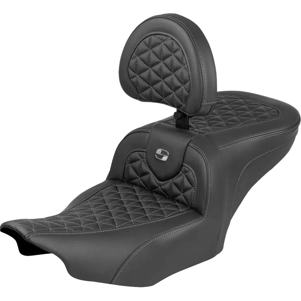 Asiento de alcance estándar Roadsofa™ - Asiento Roadsofa™ - con respaldo - Costura gris - FLH/FLT '23-'25