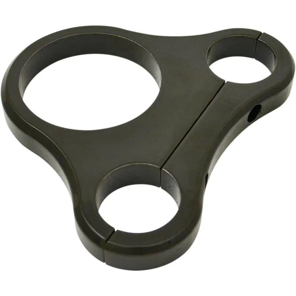 1.25" T-Bar Single Gauge Mount - Gloss Black - For 2.375/2.4" Mini Gauge