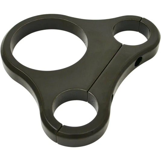 1.25" T-Bar Single Gauge Mount - Gloss Black - For 2.375/2.4" Mini Gauge