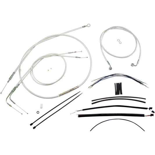 Kit de instalación de manillar de diseñador Sterling Chromite II® - Kit de instalación de manillar de diseñador Sterling Chromite II® - 12"-14" - '12-'17 FXDB/C