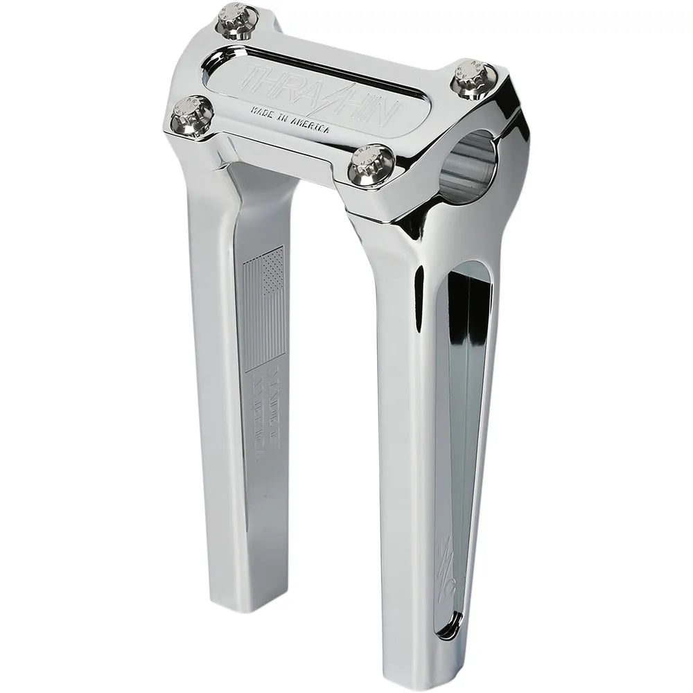 Risers - Straight - 8" - Chrome