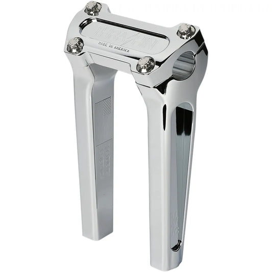 Risers - Straight - 8" - Chrome