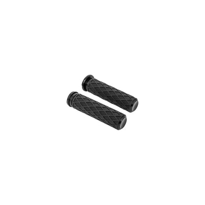 Puños ARLEN NESS Diamante Cable - Negro/Cromo/Dorado - 1"
