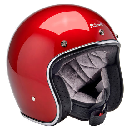 Casco Biltwell Bonanza - rojo cereza metalico