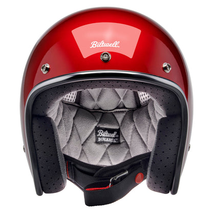 Casco Biltwell Bonanza - rojo cereza metalico