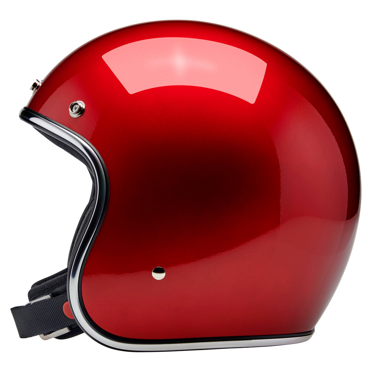 Casco Biltwell Bonanza - rojo cereza metalico