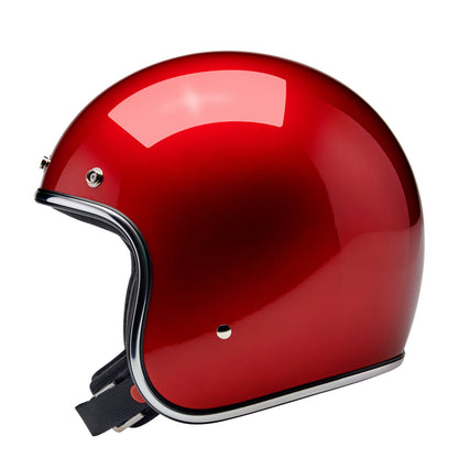 Casco Biltwell Bonanza - rojo cereza metalico