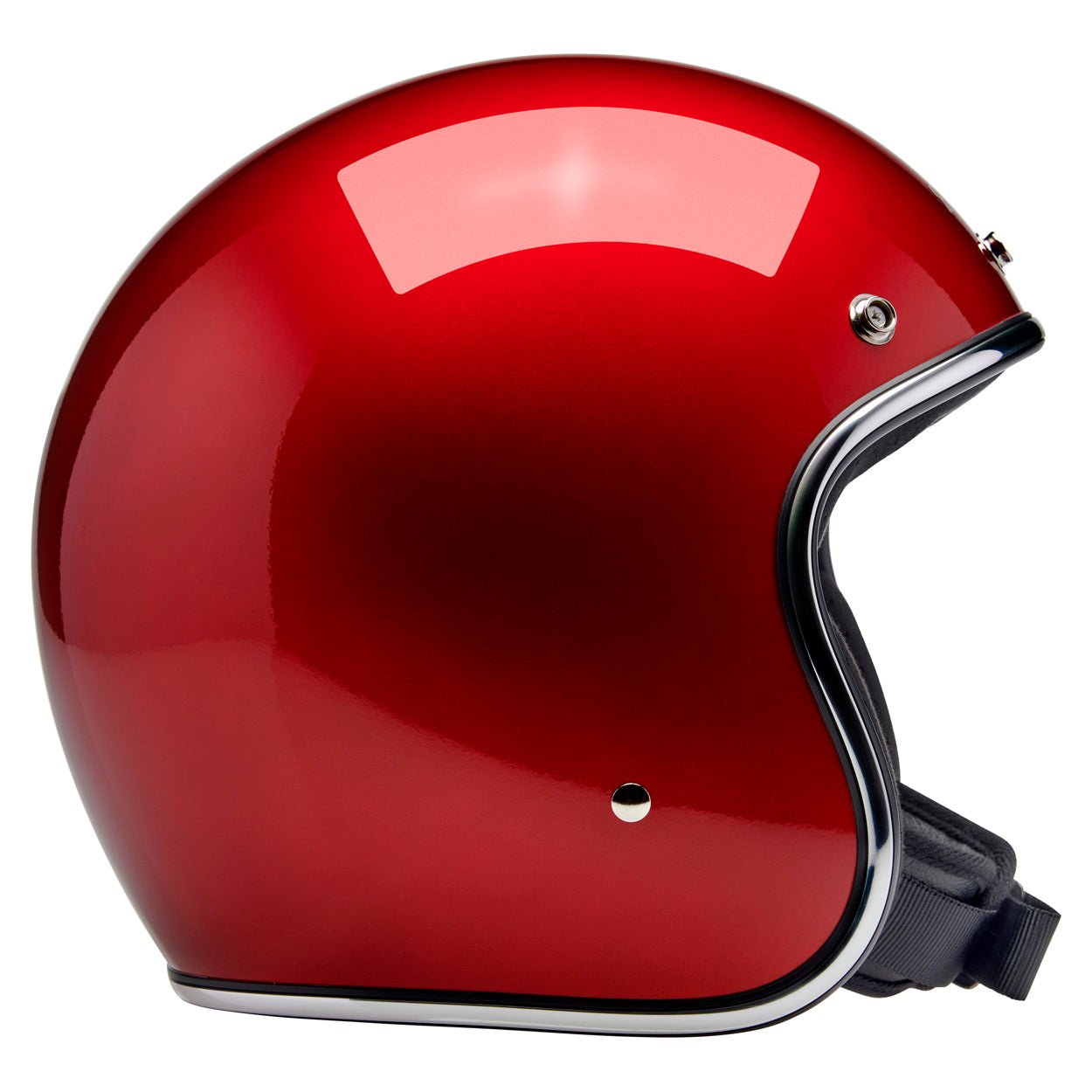 Casco Biltwell Bonanza - rojo cereza metalico